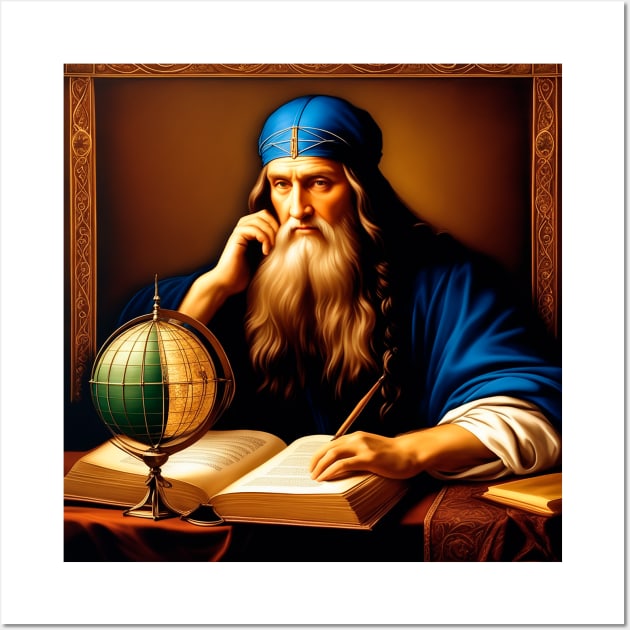 The professions of Nostradamus, the wise and divine creator of the centuries Wall Art by Marccelus